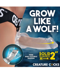 Creature Cocks Snow Wolf Hollow Strap-On w/Harness