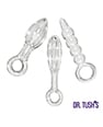Dr. Tush's Halo of Pleasure Collection Anal Plug Set - Glass