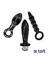 Dr. Tushs Dark Curiosity Collection Anal Plug Set - Glass