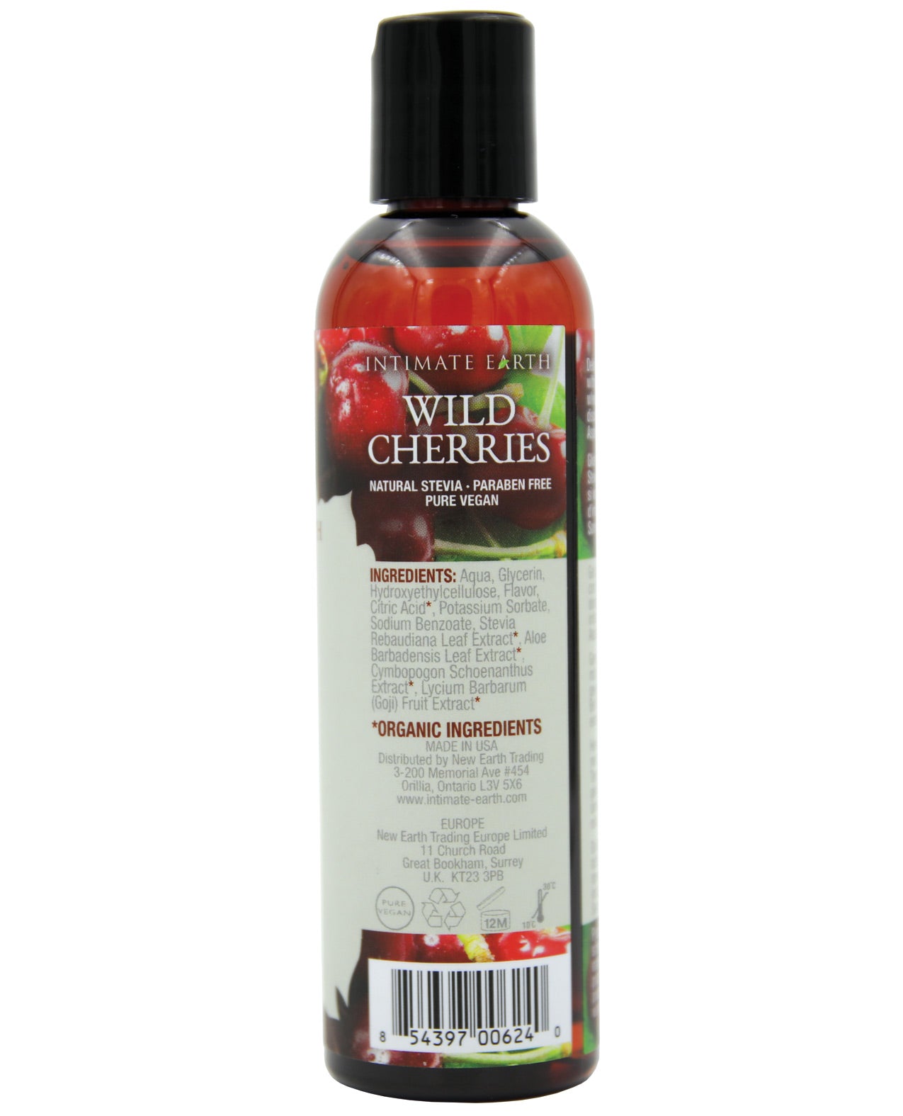 Intimate Earth Lubricant - 120 ml Wild Cherries