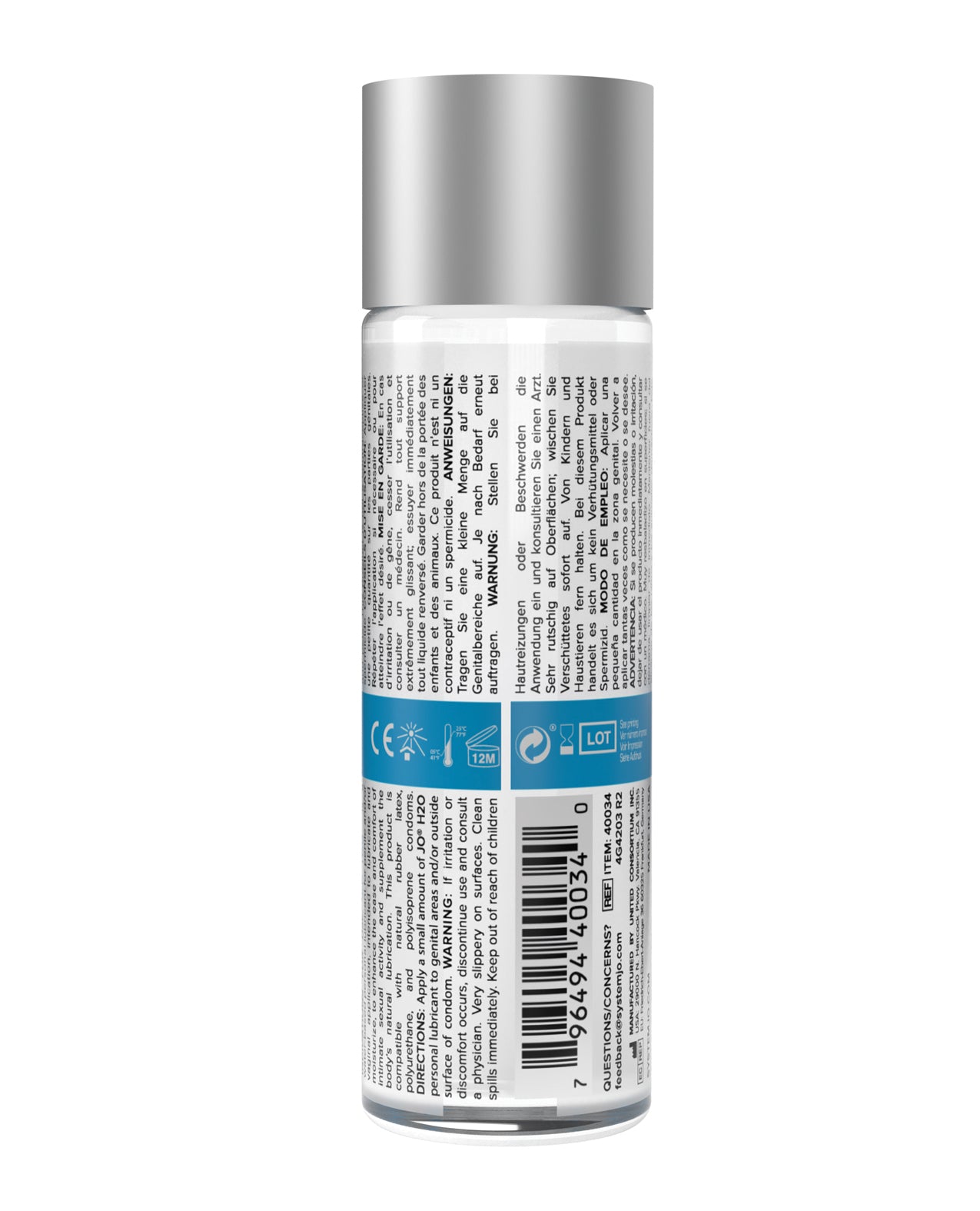 JO H2O - Original Lubricant 2 oz