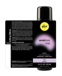 Pjur Analyse Me Silicone Personal Lubricant - 100 ml Bottle