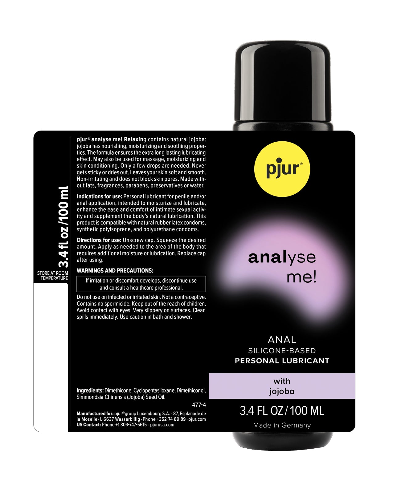 Pjur Analyse Me Silicone Personal Lubricant - 100 ml Bottle