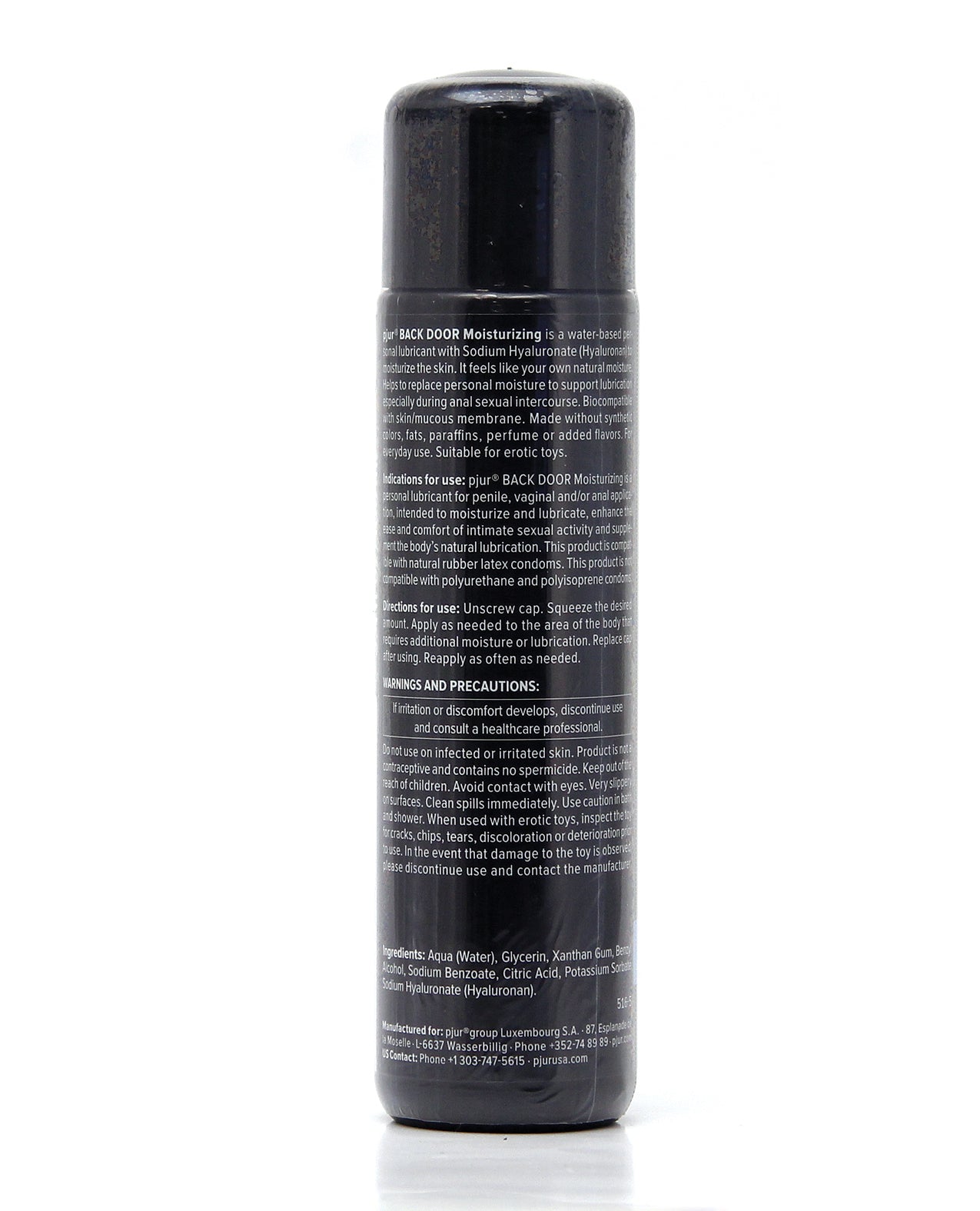 Pjur Back Door Anal Water Based Personal Lubricant - 100 ml Bottle