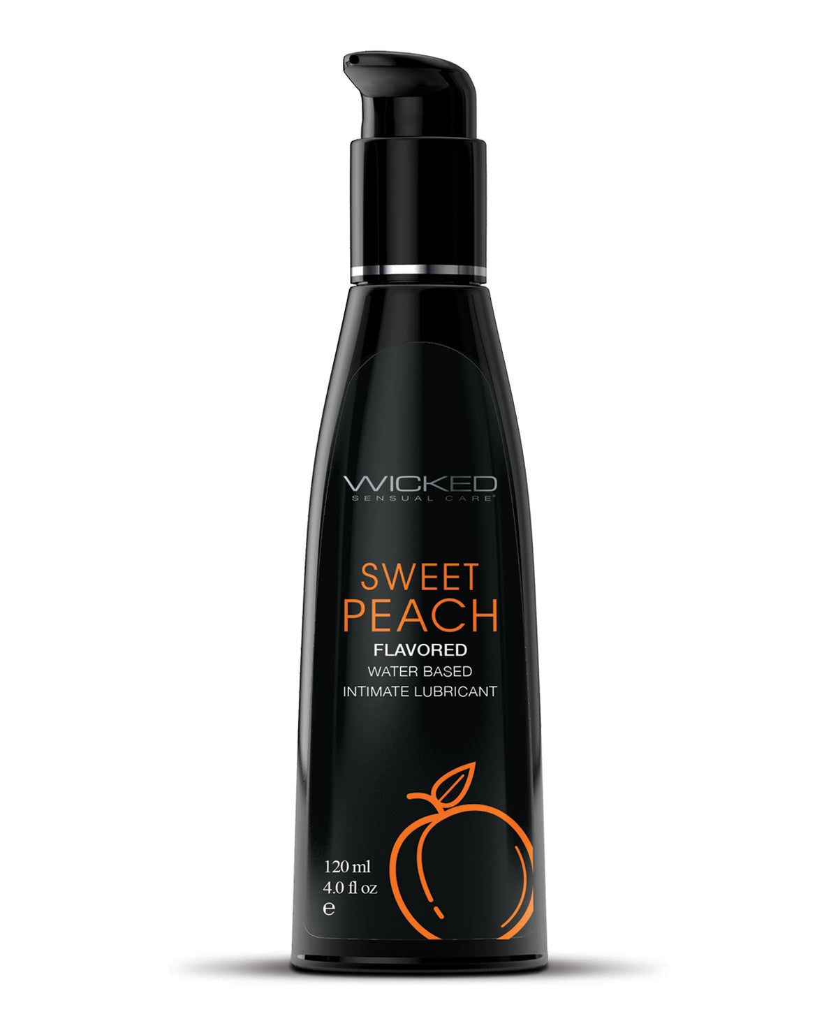 Wicked Sensual Care Waterbased Lubricant - 4 oz Sweet Peach