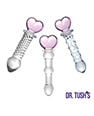 Dr. Tush's Hearts of Pleasure Collection Anal Plug Set - Glass