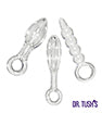 Dr. Tush's Halo of Pleasure Collection Anal Plug Set - Glass
