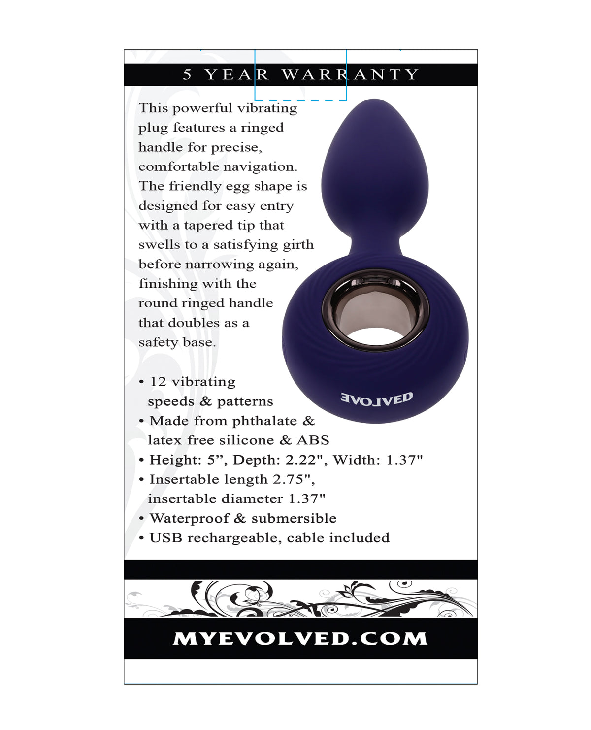 Evolved My Precious Vibrating Plug