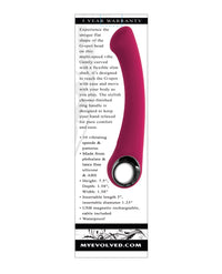 Evolved Pleasure Curve G-Spot Vibrator - Burgundy