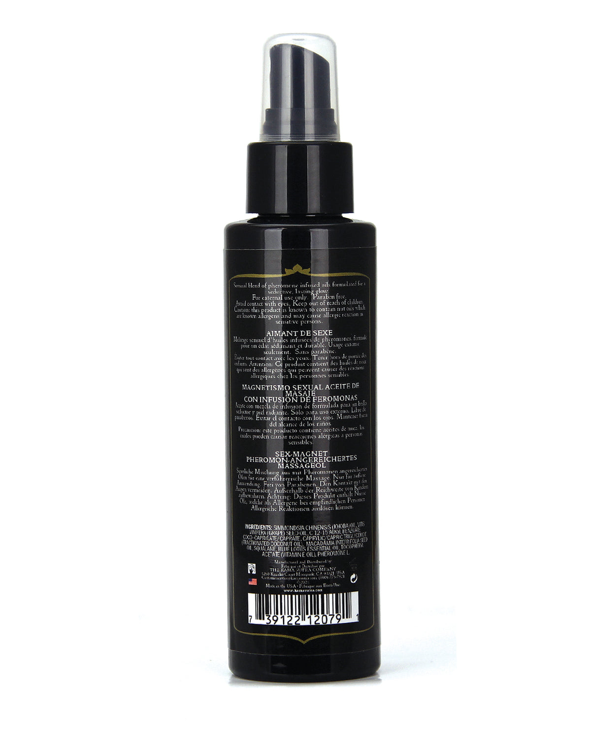 Kama Sutra Sex Magnet Pheromone Body Spray Blue Lotus 4 oz