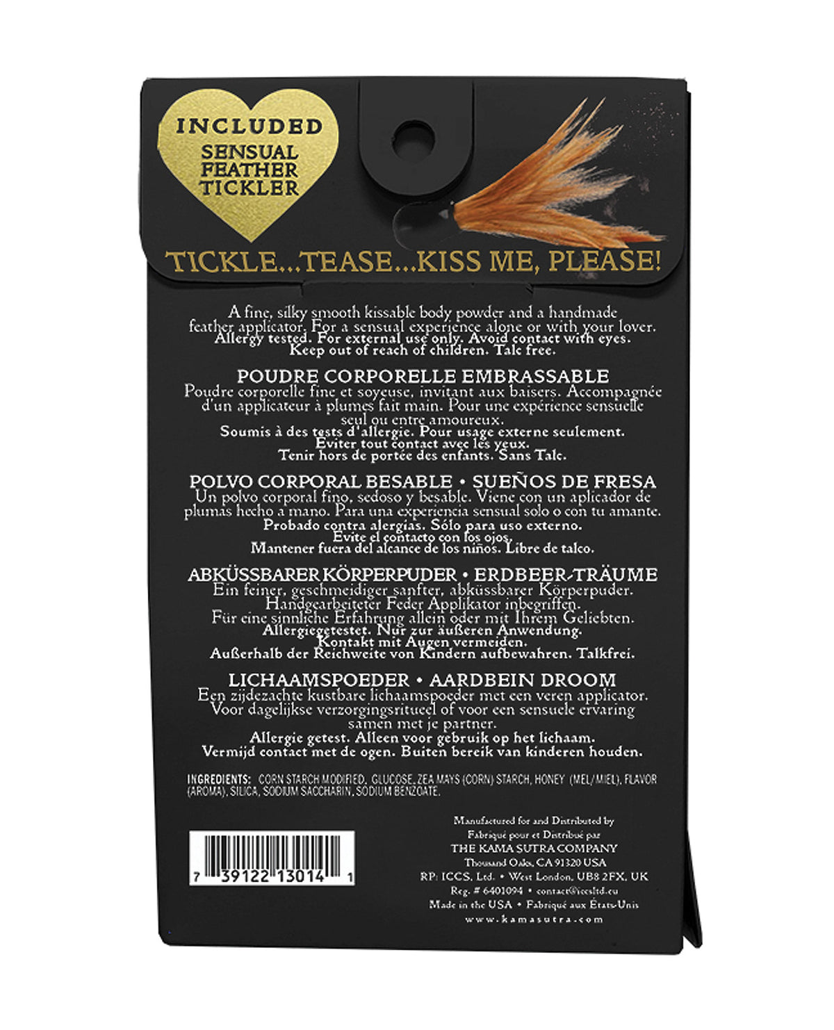 Kama Sutra Honey Dust - 1 oz Sweet Honeysuckle
