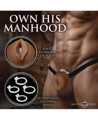 Master Series Pussy Chastity Cage - Medium