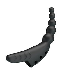 Pretty Love Jordin Beaded Finger Vibe - Black