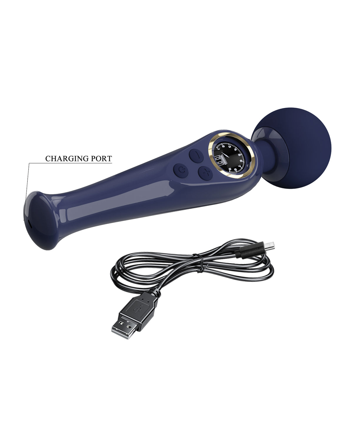 Pretty Love Skylar LED Digital Display Wand - Blue