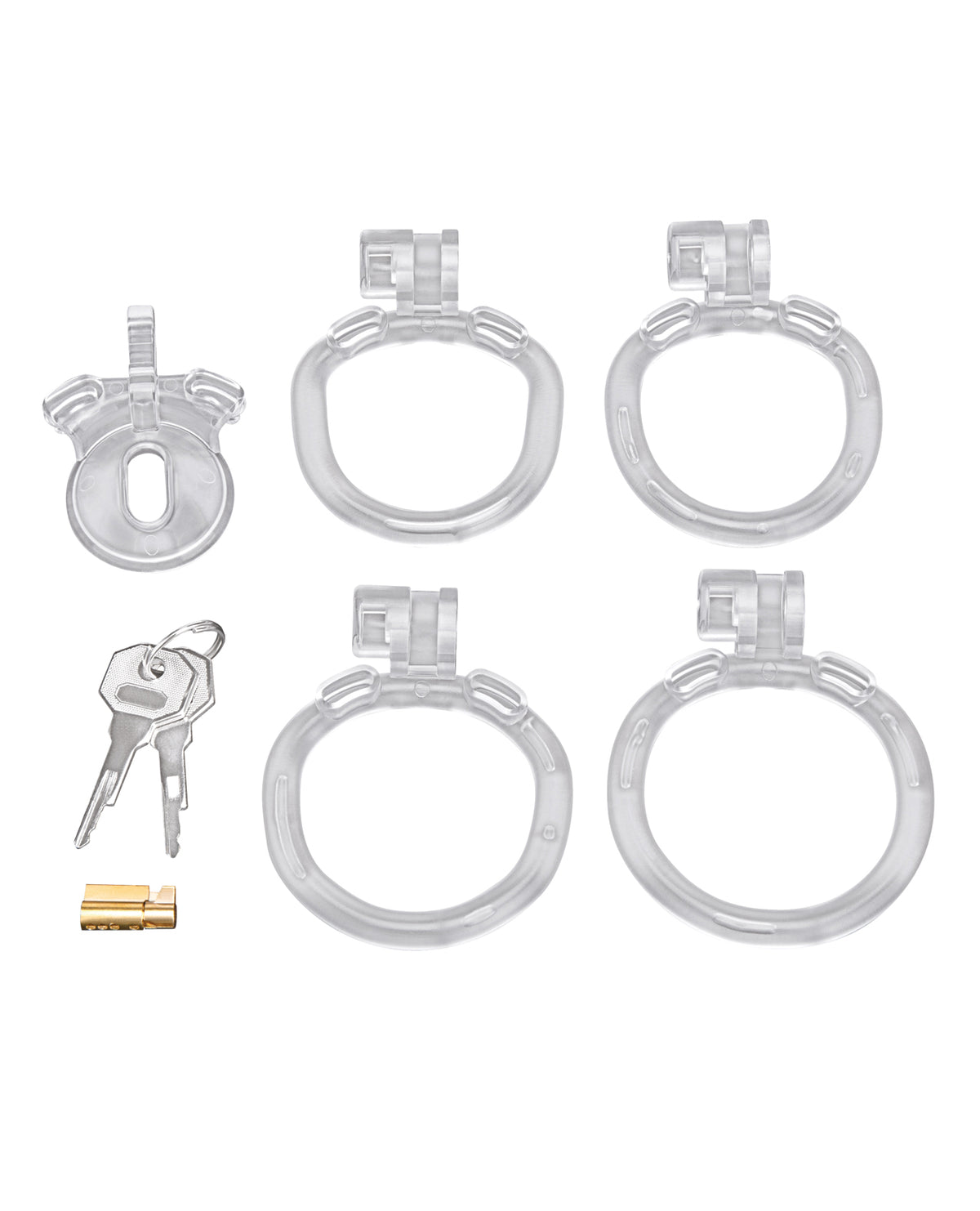 Acrylic See Thru Mini Cock Micro Chastity Cage