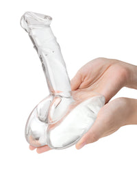 Glas 7.5" Rideable Standing Cock w/Stability Base