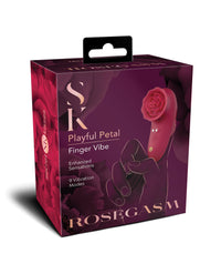 Secret Kisses Rosegasm Playful Petal Finger Vibe - Red