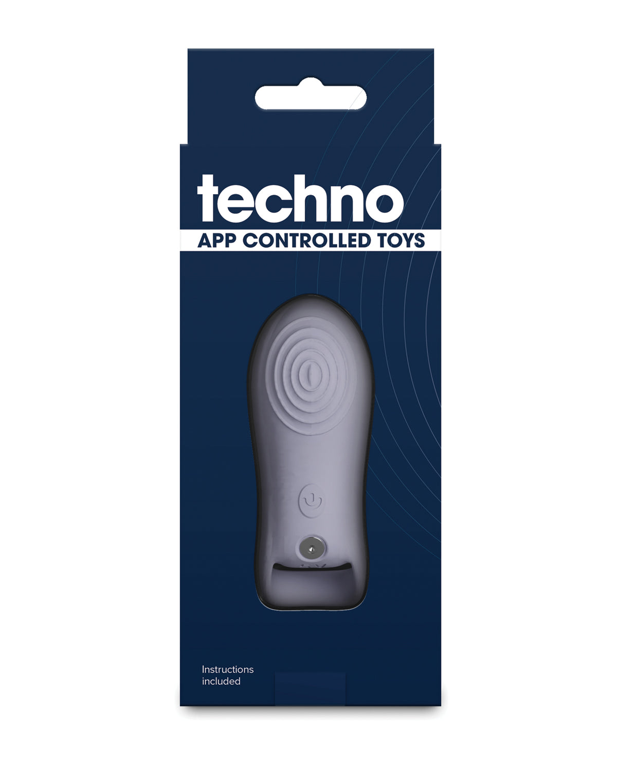 Techno Molly App Controlled Finger Vibe - Gray