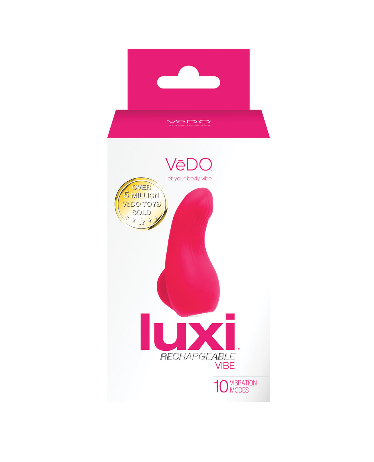 VeDo Luxi Rechargeable Clitoral Finger Vibe - Pink