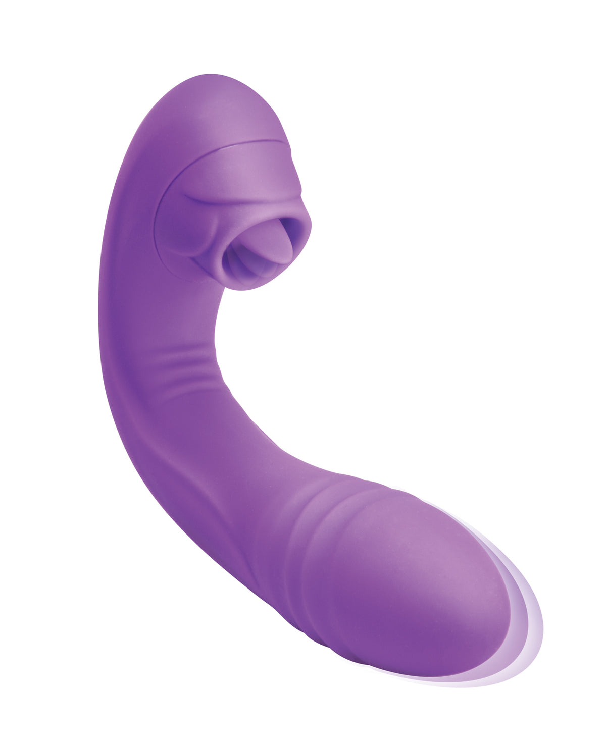 Bodywand G-Play Dual Stim Thrusting & Licking Squirt Master - Purple