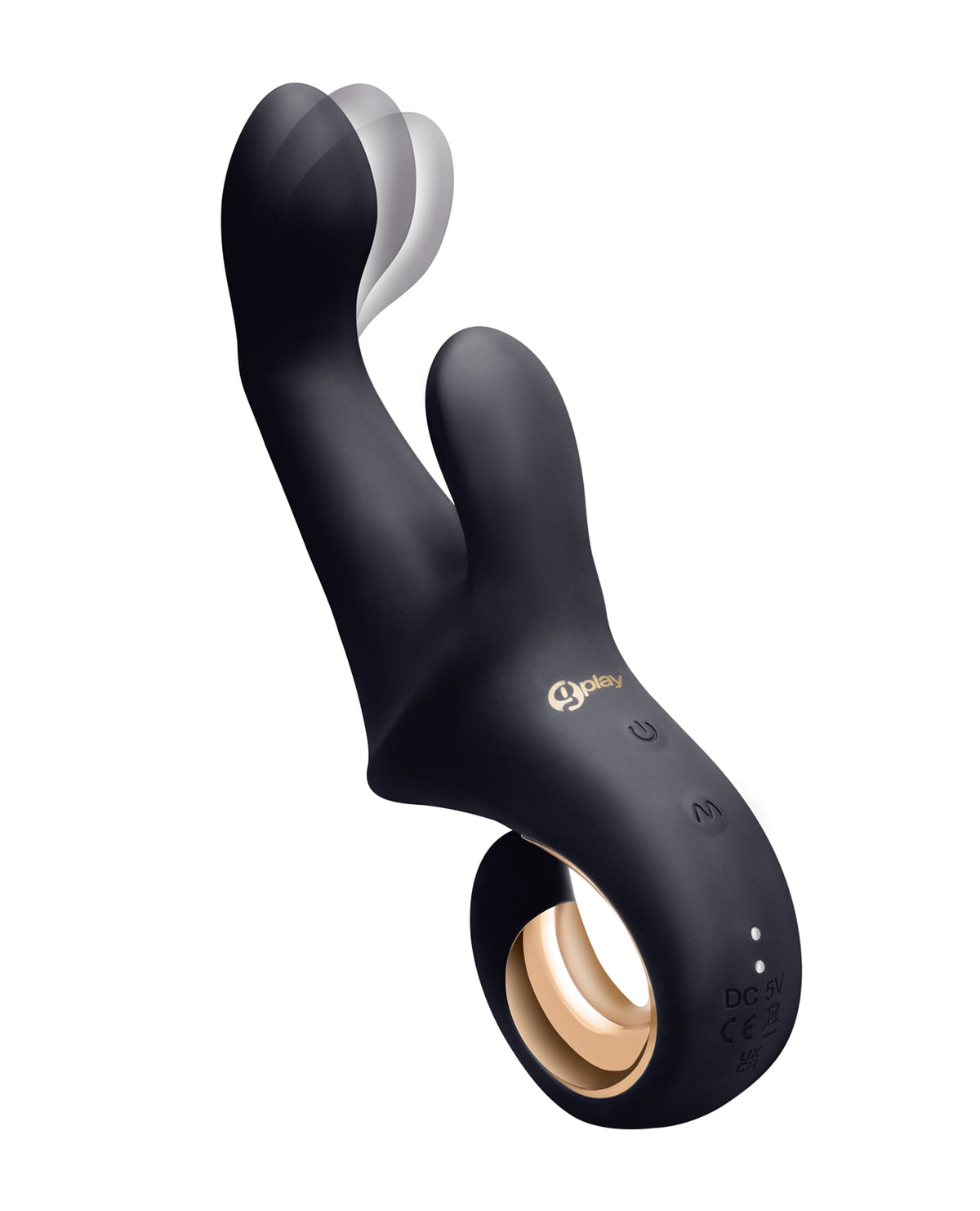 Bodywand G-Play Dual Stim Squirt Master - Black
