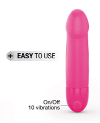 Dorcel Real Vibration S 6" Rechargeable Vibrator - Pink