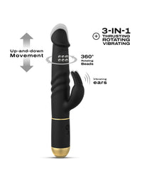Dorcel Thrusting & Spinning Furious Rabbit 2.0 - Black