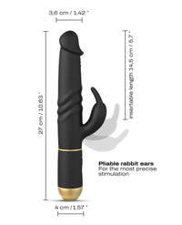 Dorcel Thrusting & Spinning Furious Rabbit 2.0 - Black