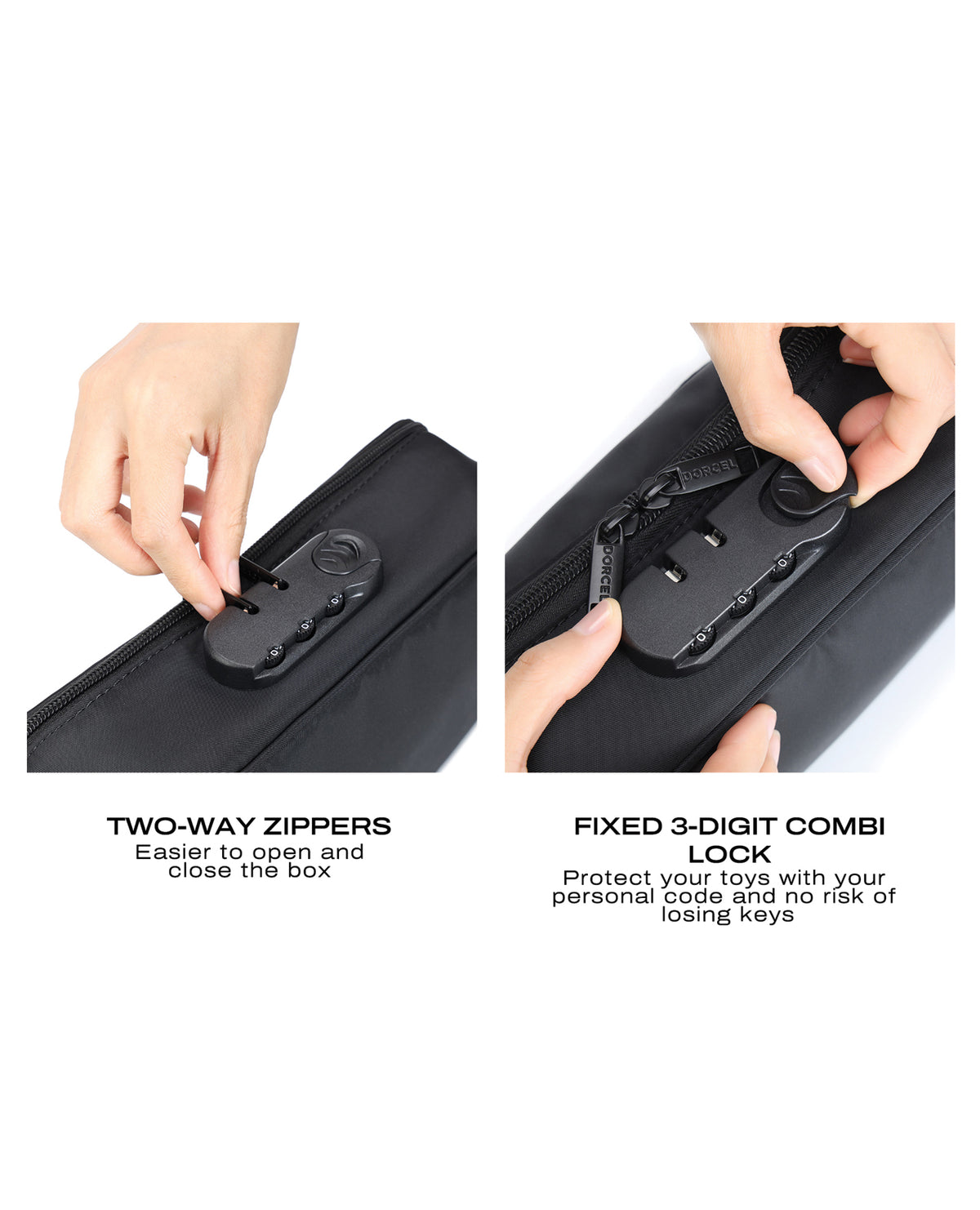 Dorcel Lockable Discreet Box - Black
