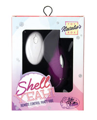 Natalie's Toy Box Shell Yeah! Remote Controlled Wearable Panty Vibrator - Purple