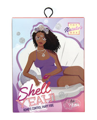 Natalie's Toy Box Shell Yeah! Remote Controlled Wearable Panty Vibrator - Purple