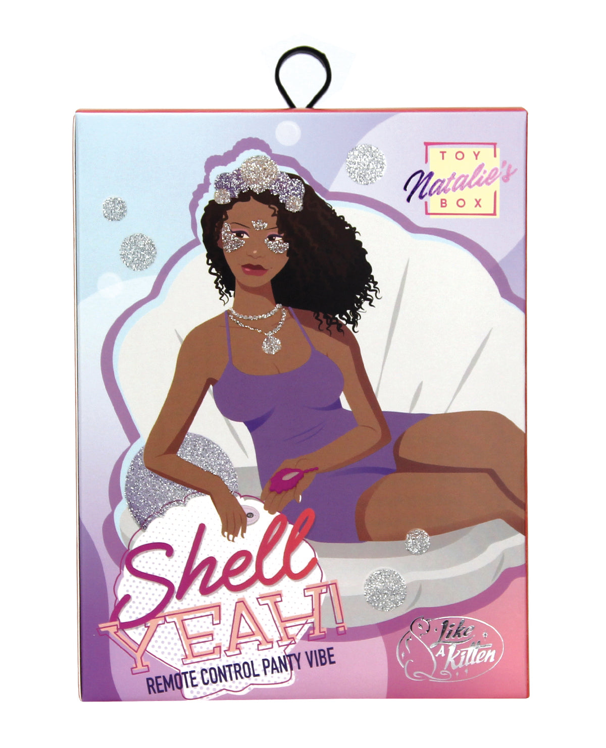 Natalie's Toy Box Shell Yeah! Remote Controlled Wearable Panty Vibrator - Purple