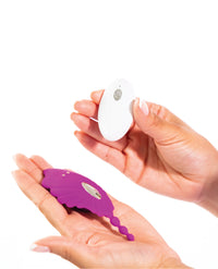 Natalie's Toy Box Shell Yeah! Remote Controlled Wearable Panty Vibrator - Purple