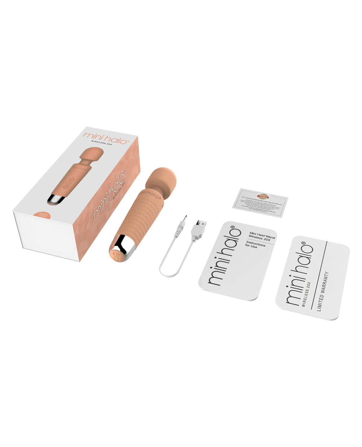 Mini Halo Wireless 20x Wand - Peach Fuzz