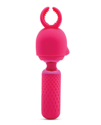 Nu Sensuelle Harlow Mini Wand w/Masturbator Attachment - Pink
