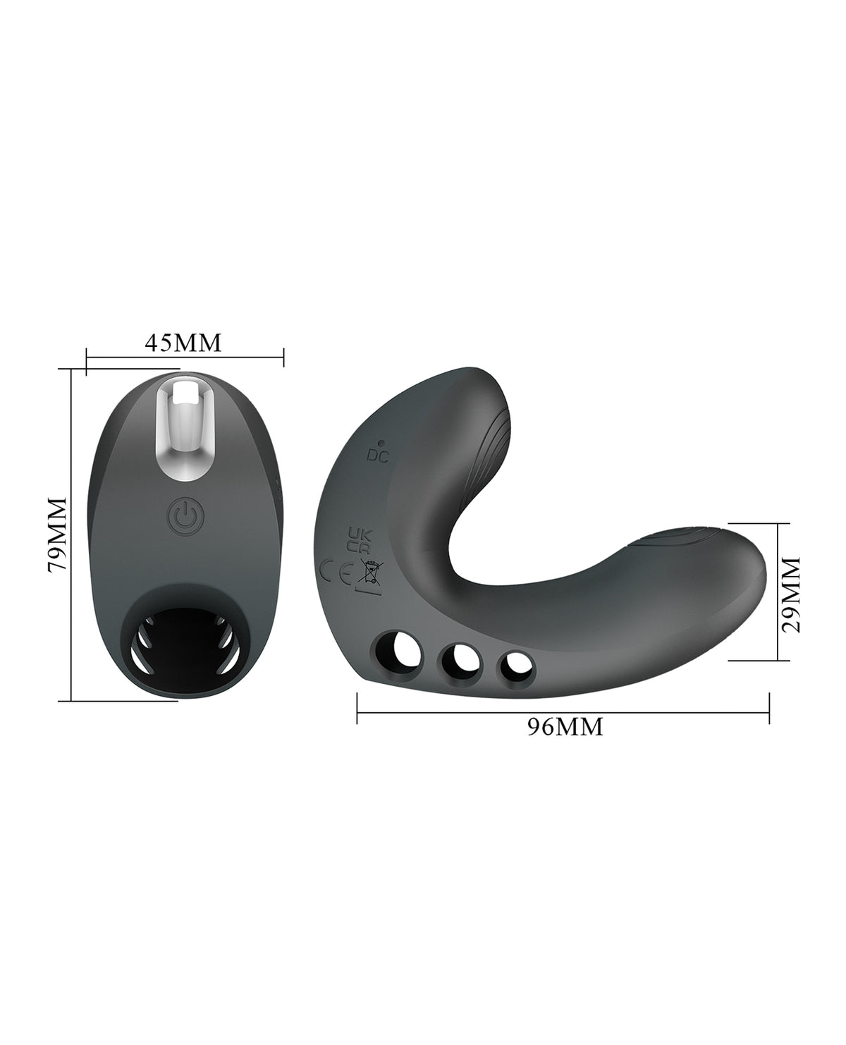 Pretty Love Camelia Finger Vibe - Black