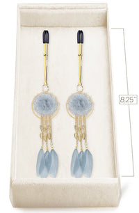 Couture Clips Luxury Nipple Clamps - Dove Gray