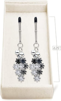 Couture Clips Luxury Nipple Clamps - Silver Falls