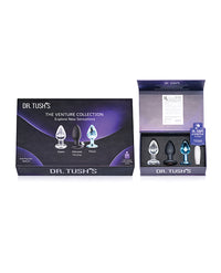 Dr. Tush's Halo of Pleasure Collection Anal Plug Set - Glass