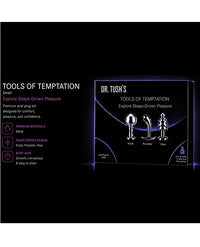Dr. Tush's Tools of Temptation Small Anal Plug Set - Metal