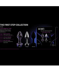 Dr. Tush's First Step Collection Anal Plug Set - Glass, Metal, Silicone