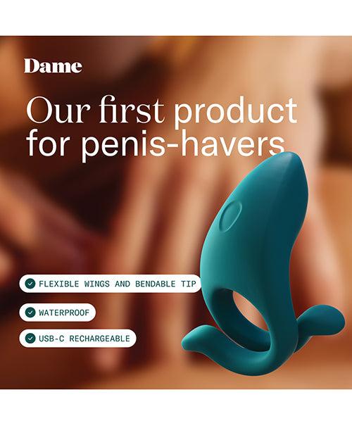 Dame Hug Vibrating Couples Ring - Steel