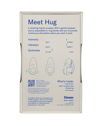 Dame Hug Vibrating Couples Ring - Steel