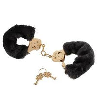 Fetish Fantasy Gold Deluxe Furry Cuffs - Gold