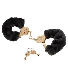 Fetish Fantasy Gold Deluxe Furry Cuffs - Gold