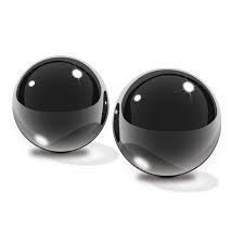 Fetish Fantasy Limited Edition Black Glass Ben-Wa Balls - Medium