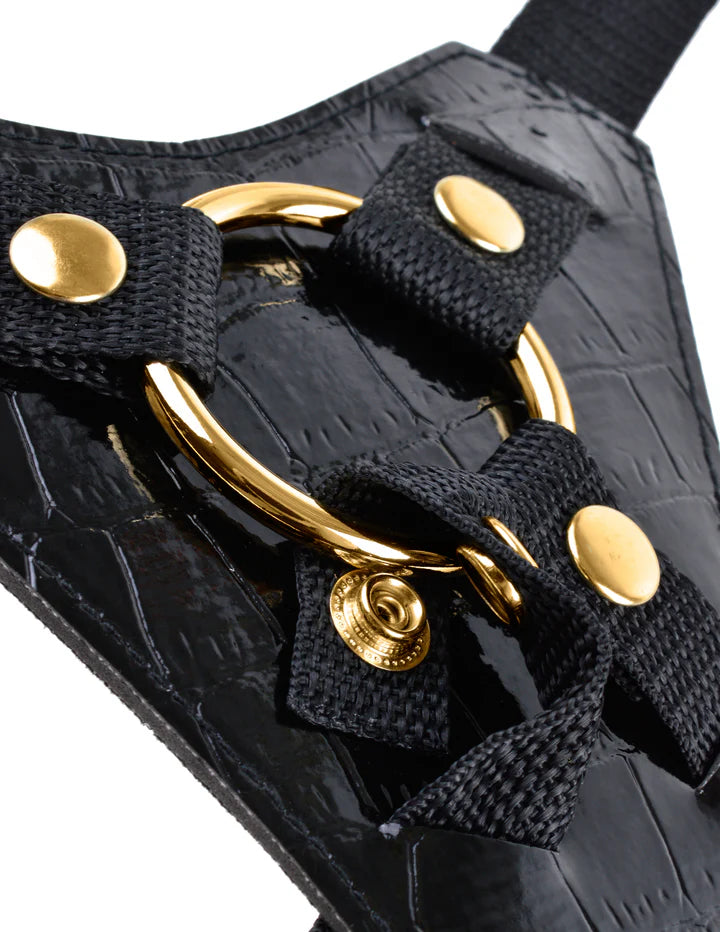 Fetish Fantasy Gold Designer Strap On w/Dildo - Black