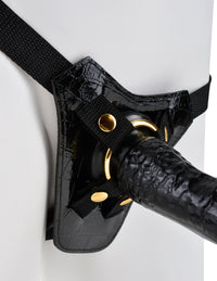 Fetish Fantasy Gold Designer Strap On w/Dildo - Black