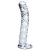 Icicles No. 60 Hand Blown Glass G Spot Dong - Clear