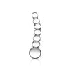 Icicles No. 66 Hand Blown Glass G Spot Dong - Clear
